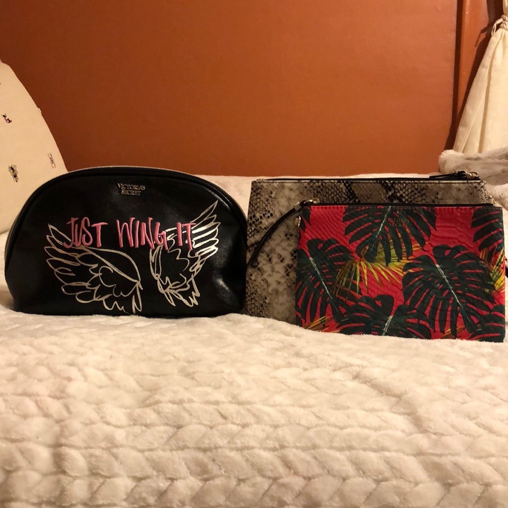 Set of 3 Victoria’s Secret Makeup Bags